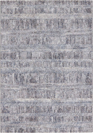 Dywan ekskluzywny do salonu 200x290cm ELLE DECOR-ARTY, kremowo szaro niebieski wzór