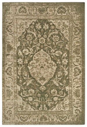 Dywan do salonu 150x220cm, uniwersalny do wielu pomieszczeń HANSE HOME MAHAT wzór klasyczny beżowo zielony