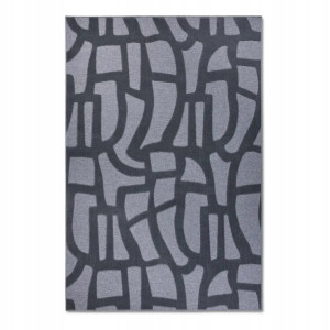 DYWAN nowoczesny z recyklingu 160x230cm , Villeroy&Boch Therese wzór wycinany granatowy