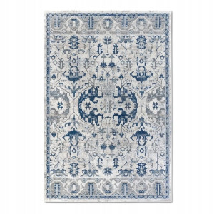 Dywan tradycyjny do salonu 200x280cm, Villeroy&BOCH Emmanuel ,klasyczny wzór kremowo niebieski