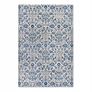 Dywan tradycyjny do salonu 160x235cm, Villeroy&BOCH ERNEST ,klasyczny wzór kremowo niebieski