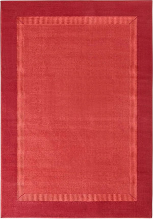 Dywan nowoczesny do salonu 200x290cm- HANSE HOME czerwony z miękkim włosem