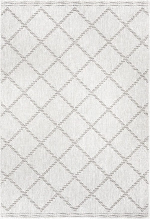 Dywan na taras 80x150cm NORTHRUGS CORSICA- , beżowo kremowy, dwustronny ,płasko tkany,zewnętrzno-wewnętrzny