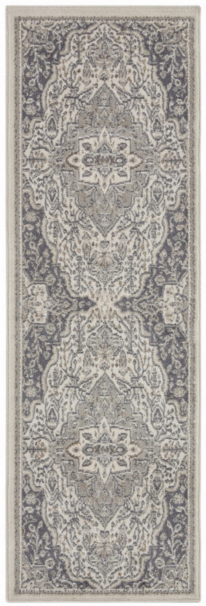 Chodnik na korytarz, przedpokój 80x200cm-Hanse Home z krótkim miękkim włosem, beżowo szary