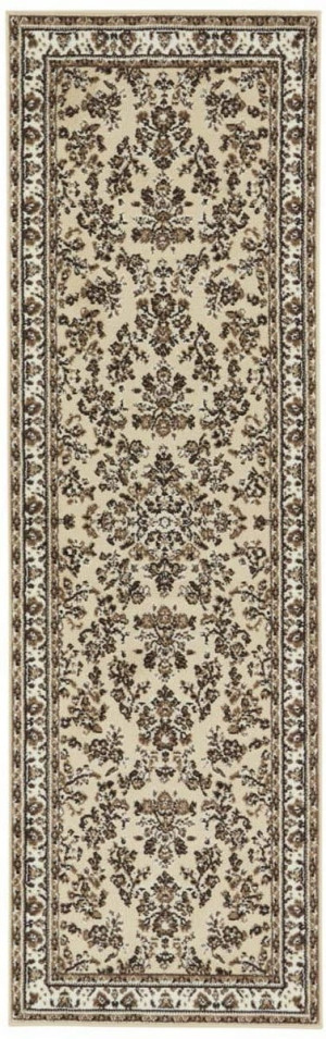Chodnik na korytarz, przedpokój 80x250cm-Hanse Home z krótkim miękkim włosem, kremowo beżowy