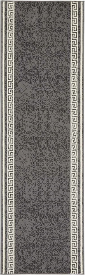 Chodnik na korytarz, przedpokój 80x250cm-Hanse Home z krótkim miękkim włosem, szaro kremowo