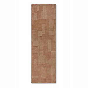 Chodnik naturalny z wełny 80x250cm, Villeroy&BOCH Wilhelmine w kolorze brązowym