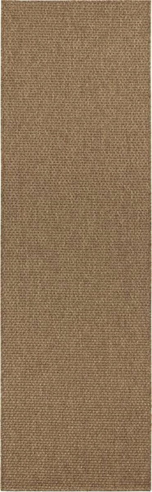CHODNIK płasko tkany 80x500cm typu sizal,brązowy zewnętrzno-wewnętrzny,sznurkowy BT CARPET NATURE
