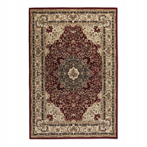 Dywan tradycyjny do salonu 160x235cm,NOURISTAN HERAT klasyczny bordowo beżowy wzór Najwyższa jakość, dywanów ekskluzywnych!