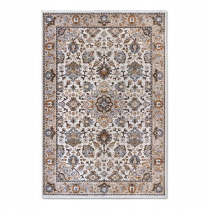 Dywan tradycyjny do salonu 160x225cm, Villeroy&BOCH EGON ,klasyczny wzór brązowo kremowy z frędzlami