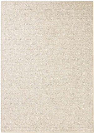 CHODNIK tuftowany do przedpokoju korytarza 80x200cm-BT Carpet Wolly kolor kremowy styl BOHO, pętelkowy
