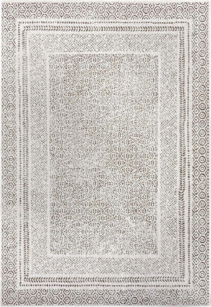 Dywan na taras 80x150cm NORTHRUGS RETRO- beżowo kremowy, dwustronny płasko tkany,zewnętrzno-wewnętrzny