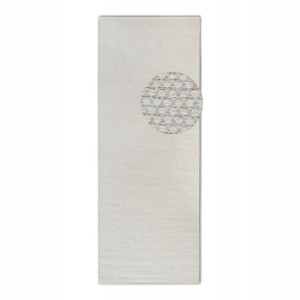 DYWAN,chodnik naturalny z wełny 80x200cm, Elle DECOR Pradesh Linen w kolorze kremowym