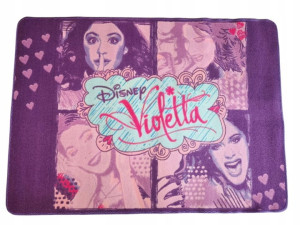 Dywan dziecięcy Disney Violetta 95x133cm cm- antypoślizgowy z miękkim włosem