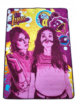Dywan dziecięcy Soy Luna 95x133cm cm- antypoślizgowy z miękkim włosem