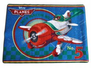 Dywan dziecięcy Disney SAMOLOTY 95x133cm cm- antypoślizgowy z miękkim włosem