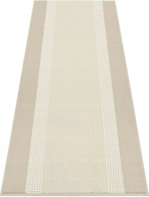 Chodnik na korytarz, przedpokój 80x200cm-Hanse Home z krótkim miękkim włosem, kremowy
