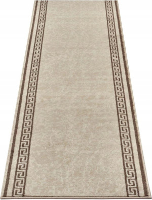 Chodnik na korytarz, przedpokój 80x500cm-Hanse Home z krótkim miękkim włosem, beżowo kremowy