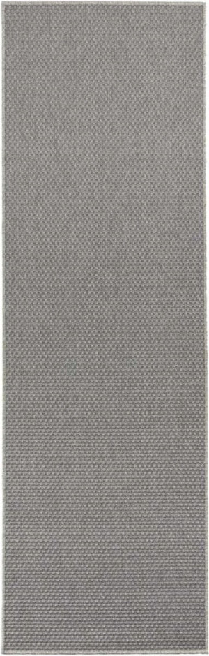 CHODNIK płasko tkany 80x500cm typu sizal,szary zewnętrzno-wewnętrzny,sznurkowy BT CARPET NATURE