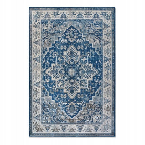 Dywan tradycyjny do salonu 120x170cm, Villeroy&BOCH JEHANNE ,klasyczny wzór niebiesko kremowy