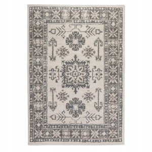 Dywan tradycyjny 160x235cm, klasyczny szaro kremowy wzór -HANSE HOME