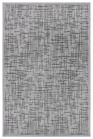 Dywan na taras 190x290cm- HANSE HOME CLYDE ,szary dywan zewnętrzno-wewnętrzny, płasko tkany typu sizal
