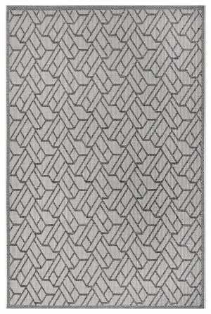 Dywan zewnętrzny na taras 115x170cm typu sizal,zewnętrzno wewnętrzny szary, płasko tkany Hanse Home Clyde