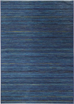 Dywan na taras 160x230cm- Bougari LOTUS ,granatowo niebieski dywan zewnętrzno-wewnętrzny, płasko tkany typu sizal