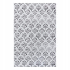 Dywan na taras 160x230cm- RAGAMI ,szaro kremowy dywan zewnętrzno-wewnętrzny, płasko tkany typu sizal