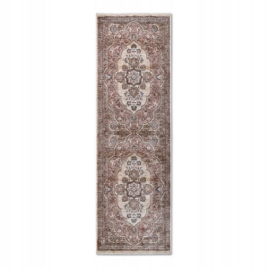 Chodnik tradycyjny na korytarz, przedpokój 80x190cm-Villeroy & BOCH z krótkim miękkim włosem, beżowo kremowy