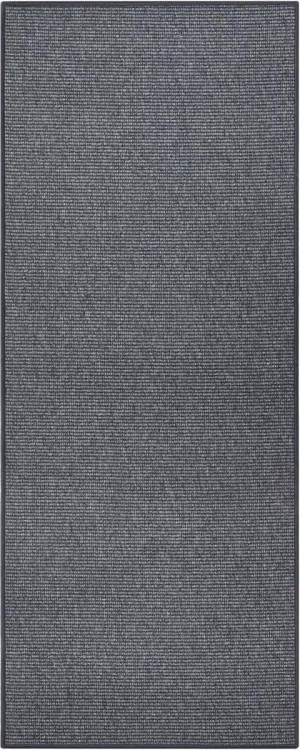Nowoczesny chodnik z miękkim krótkim włosem na gumie-antypoślizgowy, szary kolor,rozmiar 80x200 cm