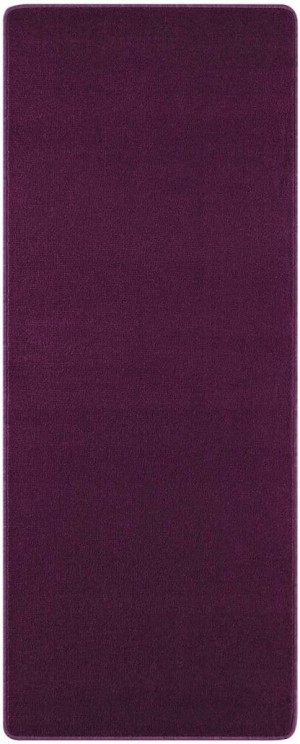 Chodnik na korytarz, przedpokój 80x300cm-Hanse Home Pure z krótkim miękkim włosem, fioletowy kolor