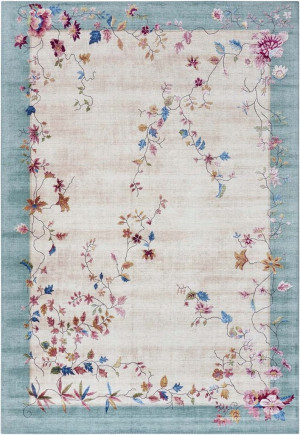 Dywan orientalny do salonu 80x150cm Hanse Home Gloriosa, wielokolorowy płasko tkany wzór w kwiaty