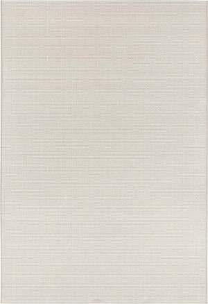 Dywan na taras 140x200cm-ELLE DECOR SECRET ,kremowy dywan zewnętrzno-wewnętrzny, płasko tkany typu sizal