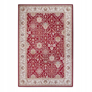Dywan do salonu 120x180cm, uniwersalny do wielu pomieszczeń,płasko tkany czerwony Villeroy&BOCH PIERRE
