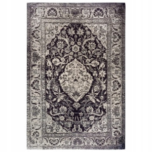 Dywan do salonu 120x180cm,płasko tkany czarno kremowy uniwersalny do wielu pomieszczeń HANSE HOME CATANIA