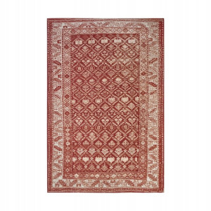 Dywan szenilowy do kuchni,na korytarz brązowo kremowy płasko tkany wzór tradycyjny 80x165cm, Hanse Home Catania