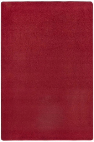 Chodnik na korytarz, przedpokój 80x200cm-Hanse Home FANCY z krótkim miękkim włosem, bordowy kolor