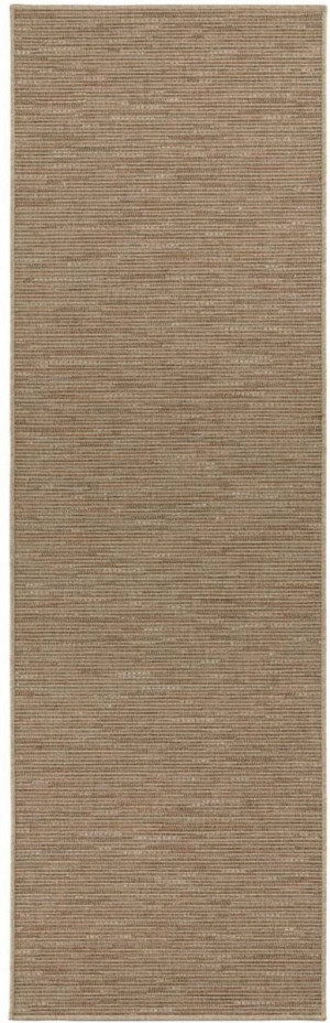 CHODNIK płasko tkany 80x450cm typu sizal,brązowy zewnętrzno-wewnętrzny,sznurkowy BT CARPET NATURE