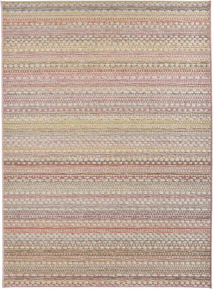 Dywan na taras 200x290cm- Nortrugs LOTUS ,różowo beżowy dywan zewnętrzno-wewnętrzny, płasko tkany typu sizal