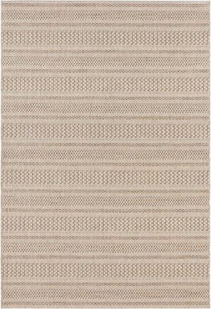 Dywan na taras 200x290cm- ELLE DECORATION ARRAS ,beżowy dywan zewnętrzno-wewnętrzny, płasko tkany typu sizal