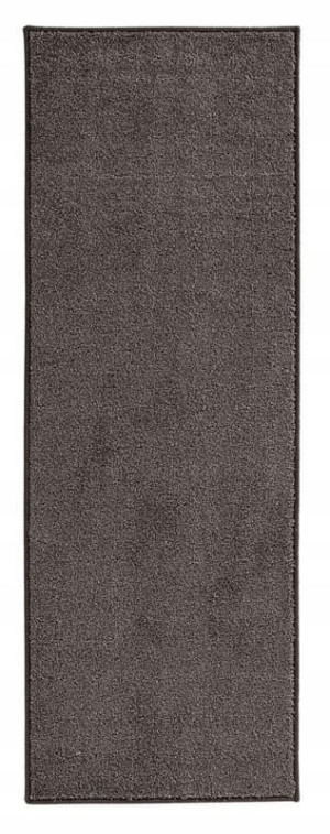 Chodnik na korytarz, przedpokój 80x200cm-Hanse Home PURE z krótkim miękkim włosem, antracytowy kolor