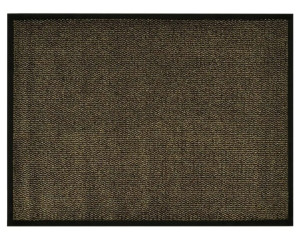Dywanik ,wycieraczka antypoślizgowa, na gumowym spodzie, wierzchnia strona welurowa w kolorze brązowym 90x150cmcm