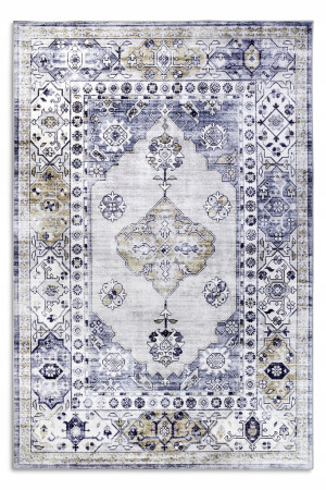 Dywan orientalny do salonu 80x150cm HANSE HOME ASYA, wielokolorowy płasko tkany wzór