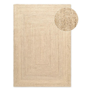 DYWAN chodnik naturalny z juty HANSE HOME Bouclé SHARMILA 80x200cm w kolorze kremowym, dwustronny
