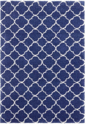 Dywan granatowy Shaggy marokański Mint Rugs 80x150 cm
