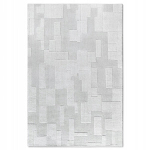 DYWAN naturalny z wełny Villeroy & Boch Wilhelmine 120x170cm,nowoczesny kremowy wzór