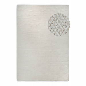 DYWAN naturalny z wełny 190x280cm, Elle DECOR Pradesh Linen w kolorze kremowym