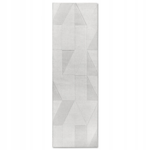 CHODNIK do korytarza,naturalny z wełny Villeroy & Boch URSULE 80x250cm,nowoczesny kremowy wzór 3D