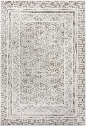 Dywan na taras 240x340cm,beżowo kremowy dwustronny płasko tkany sznurkowy, NORTHRUGS TWIN